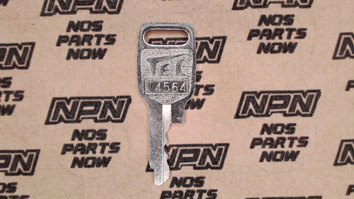 NOS Honda OEM Ignition Switch & Lock Key Ward Cut Single Groove T4564