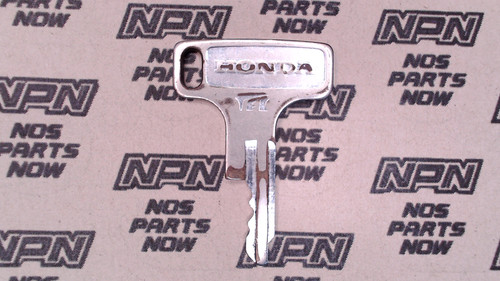 Vintage Used OEM Honda Ignition Switch & Lock Key Ward Cut Double Groove T4564