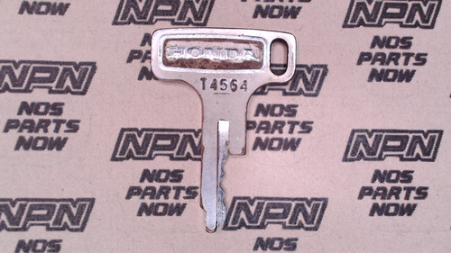 Vintage Used OEM Honda Ignition Switch & Lock Key Ward Cut Double Groove T4564