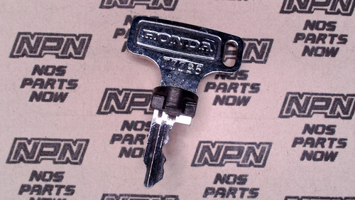 NOS Honda OEM Ignition Switch & Lock Key Ward Cut Double Groove Recessed T7796