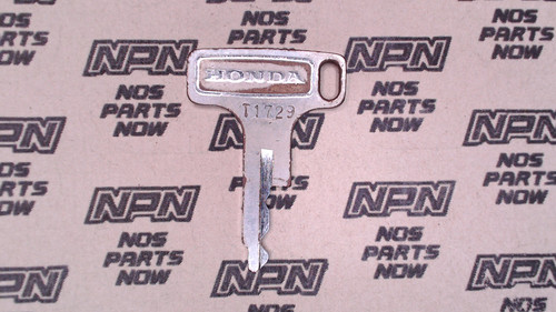 Vintage Used OEM Honda Ignition Switch & Lock Key Ward Cut Single Groove T1729