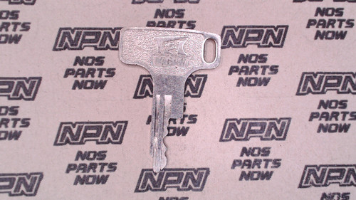 NOS Honda OEM Ignition Switch & Lock Key Ward Cut Double Groove T7697