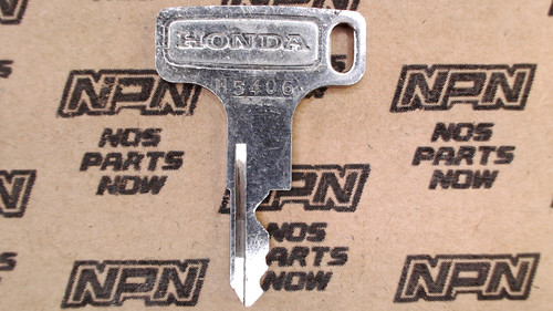 NOS Honda OEM Ignition Switch & Lock Key Single Groove H5406