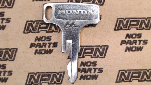 NOS Honda OEM Ignition Switch & Lock Key Single Groove H5406