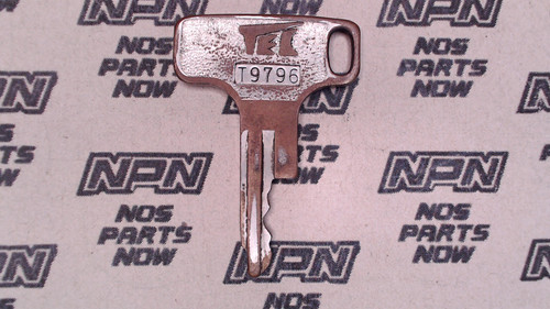 Vintage Used OEM Honda Ignition Switch & Lock Key Ward Cut Double Groove T9796