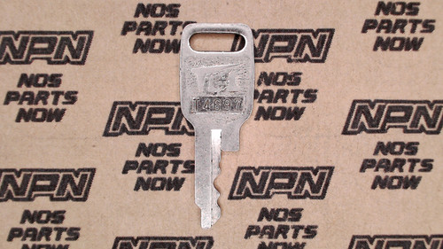 NOS Honda OEM Ignition Switch & Lock Key Ward Cut Single Groove T4697