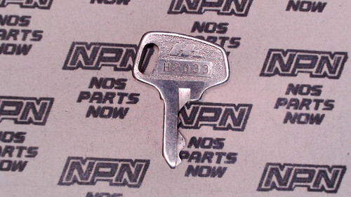 NOS Honda OEM Ignition Switch & Lock Key Single Groove H2033