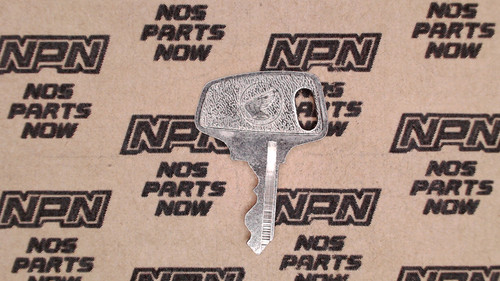 NOS Honda OEM Ignition Switch & Lock Key Single Groove H2033