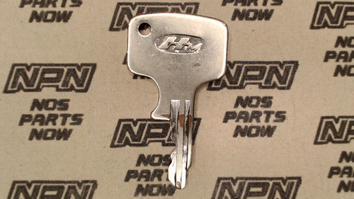 Vintage Used OEM Honda Ignition Switch & Lock Key Ward Cut Single Groove T2346