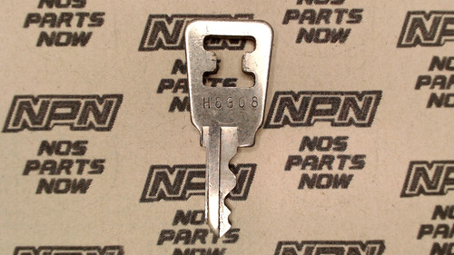 NOS Honda OEM Ignition Switch & Lock Key Double Groove H8908