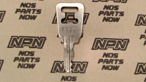 Vintage Used OEM Honda Ignition Switch & Lock Key Double Groove H2201