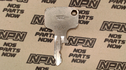 Vintage Used OEM Honda Ignition Switch & Lock Key Ward Cut Double Groove T8346