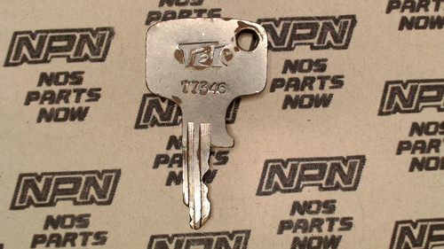 Vintage Used OEM Honda Ignition Switch & Lock Key Ward Cut Double Groove T7346