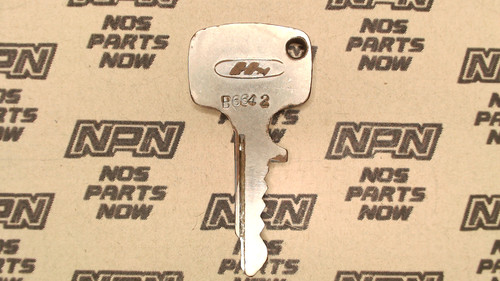 Vintage Used OEM Honda Ignition Switch & Lock Key Ward Cut Single Groove B6642