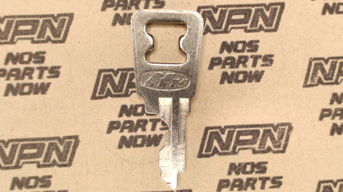 NOS Honda OEM Ignition Switch & Lock Key Ward Cut Double Groove Back H4056