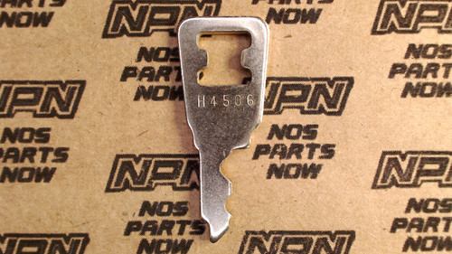 NOS Honda OEM Ignition Switch & Lock Key Ward Cut Double Groove Back H4506