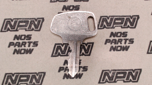 NOS Honda OEM Ignition Switch & Lock Key Double Groove Back H4045