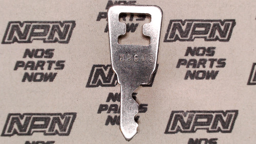 NOS Honda OEM Ignition Switch & Lock Key Double Groove Back H9603