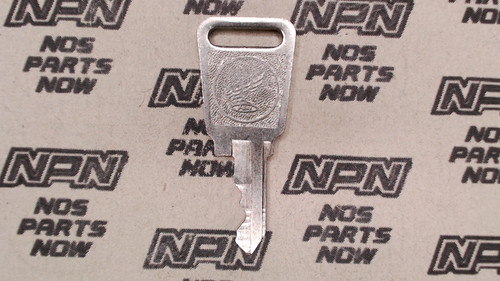 NOS Honda OEM Ignition Switch & Lock Key Double Groove Back H9360