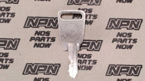 NOS Honda OEM Ignition Switch & Lock Key Double Groove Back H9960