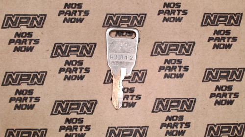 Vintage Used OEM Honda Ignition Switch & Lock Key Single Groove H1012