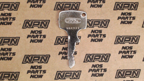 NOS Honda OEM Ignition Switch & Lock Key Ward Cut Single Groove NB4820