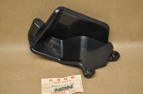 NOS Honda 1986-87 NB50 Aero Black Right Body Panel Hole Cover 83503-GN2-700