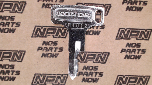NOS Honda OEM Ignition Switch & Lock Key Single Groove  H1012