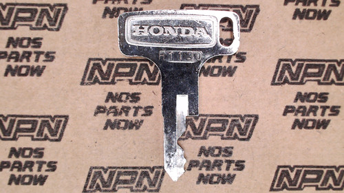 NOS Honda OEM Ignition Switch & Lock Key Single Groove H1130