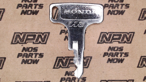 NOS Honda OEM Ignition Switch & Lock Key Single Groove H4604