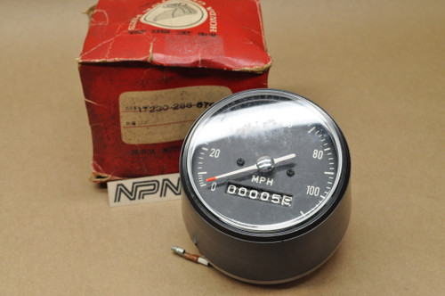 NOS Honda CB350 K0 CL350 K0 Speedometer MPH Odometer Meter Gauge 37230-286-670
