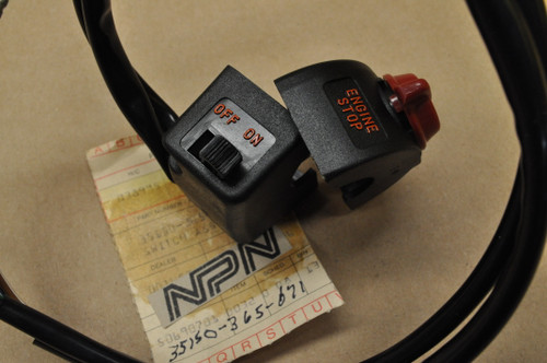 NOS Honda MT125 MT250 XL125 Engine Kill Stop Run Light Switch 35150-365-671