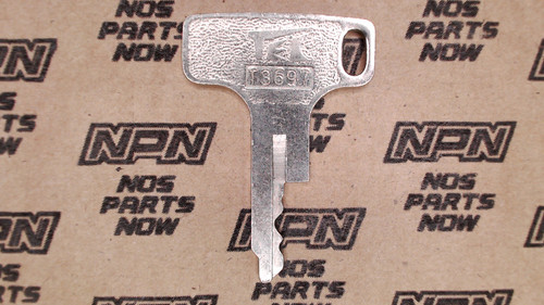 NOS Honda OEM Ignition Switch & Lock Key Ward Cut Single Groove T3697