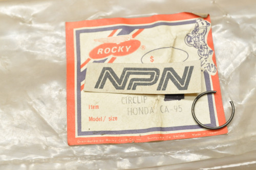 NOS Honda ATC90 CB100 CB92 CL90 CT90 S90 SL90 ST90 XL100 Circlip 13115-200-000