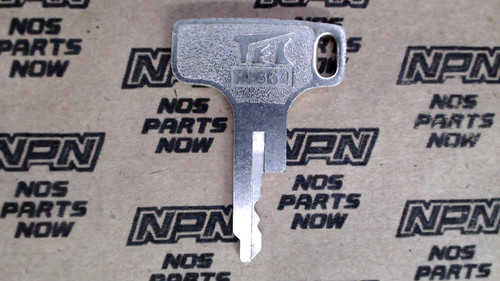 NOS Honda OEM Ignition Switch & Lock Key Ward Cut Single Groove T1364