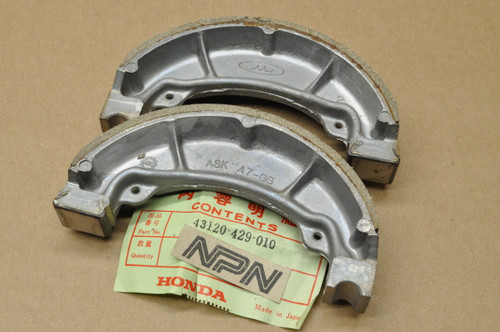 NOS Honda NX650 XL250 XL500 XL600 XR500 R Brake Shoe Pad Set 43120-429-010