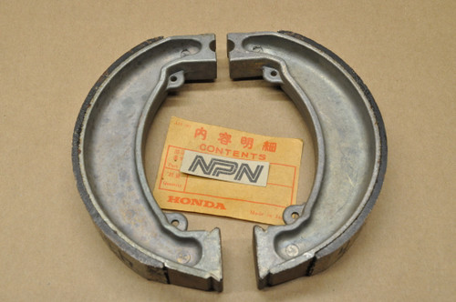 NOS Honda 1981 CR250 R CR450 R Elsinore Rear Brake Shoe Pad Set 43120-KA4-005