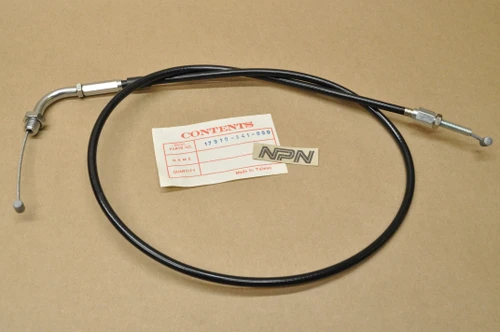 NOS Honda CB500 CB550F CB550 CB750F CB750 K1-1976 Throttle Cable 17910-341-000