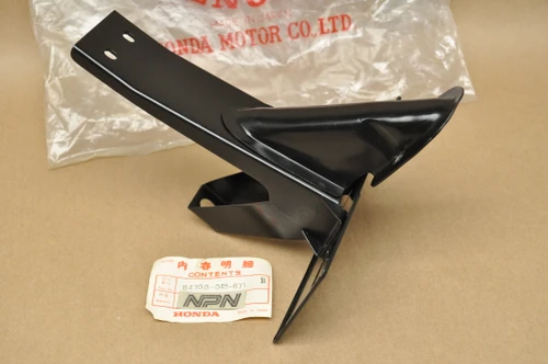 NOS Honda Z50 A K2 Black Tail Light Number Plate Mount Bracket 84700-045-671 B