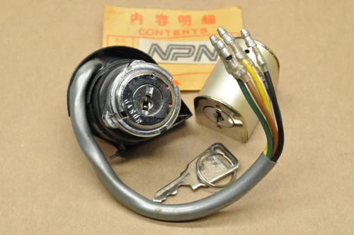 NOS Honda C110 CA110 Ignition Key Switch & Steering Lock 35010-011-010