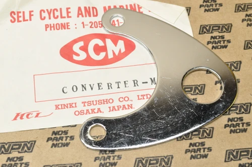 NOS Honda CB350 CL350 CB175 CL175 Chrome Ignition Switch Plate