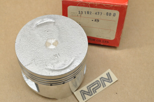 NOS Honda 1979-83 XL185 S Piston .25 Oversize 13102-427-000