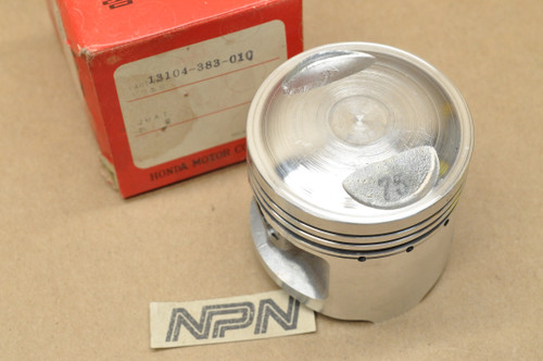 NOS Honda 1976-79 CB125 S 1976-78 XL125 Piston .75 Oversize 13104-383-010