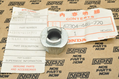 NOS Honda ATC250 R XL185 XL125 XR200 Rear Wheel Axle Collar 42304-446-770