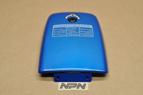 NOS Honda 1978 CB400 A CB400T Hawk Blue Fuel Gas Tank Lid Cover 17511-413-770 ZB