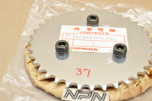 NOS Honda HRC 1995-2002 RS125 R Final Drive Sprocket 37T 41107-NF4-760