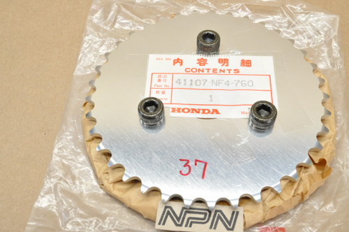 NOS Honda HRC 1995-2002 RS125 R Final Drive Sprocket 37T 41107-NF4-760