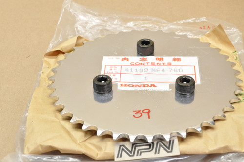 NOS Honda HRC 1995-2002 RS125 R Final Drive Sprocket 39T 41109-NF4-760