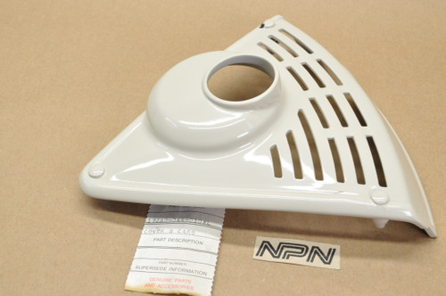 NOS Honda P50 Little Honda Ivory White Carburetor Side Cover B 17260-044-010 XL