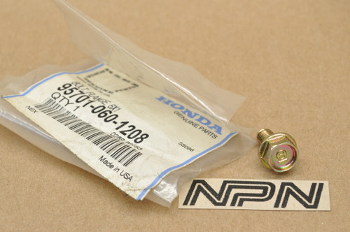 NOS Honda ATC200 CB750 CBX GL1200 MT125 XL200 XL600 XR200 Bolt 95701-06012-08